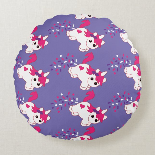 Almohada de decoración de unicornio para guardería (Anverso)