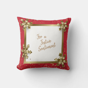 almohada de decoración invernal con almohada