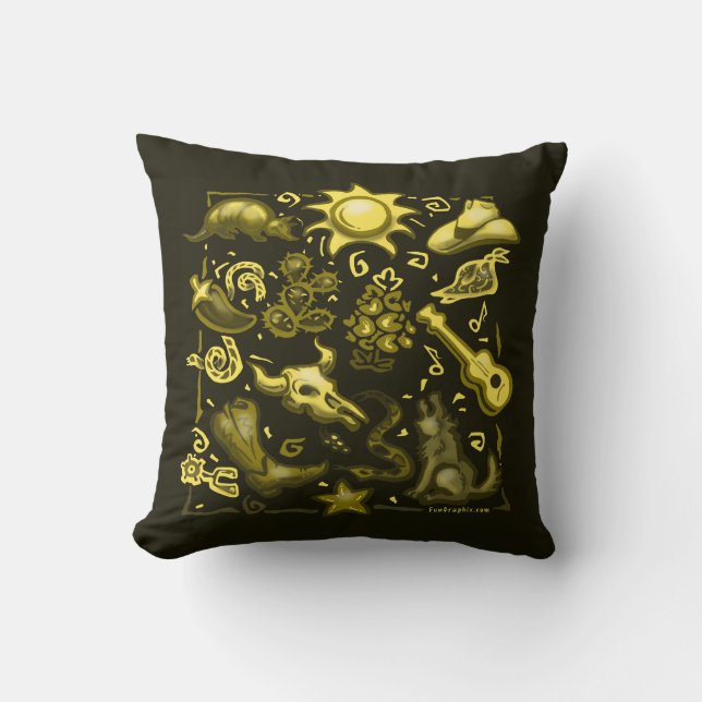 Almohada de decoración occidental (Anverso)