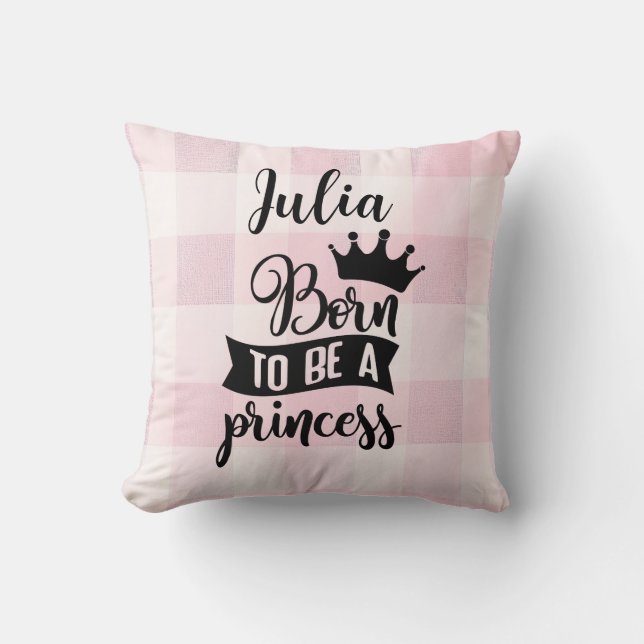 Almohada de decoración personalizada de guardería (Anverso)