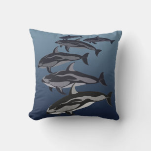 Almohada de delfín Almohada decorativa de delfín d