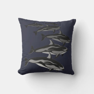 Almohada de delfín Almohadas decorativas de delfín