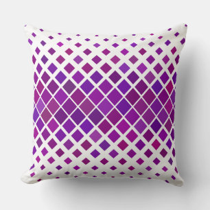 almohada de diamantes púrpura