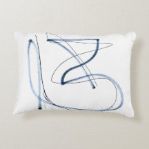 Almohada de Dibujo de Línea Espontánea