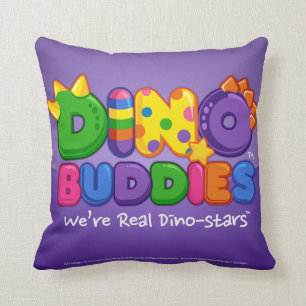 Almohada de Dino-Buddies™ - logotipo 2 de la