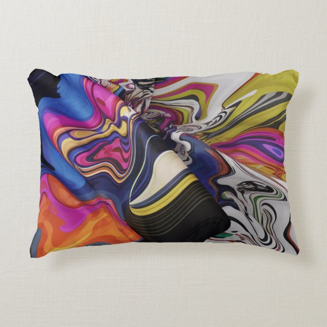 almohada de diseño abstracto (Anverso)