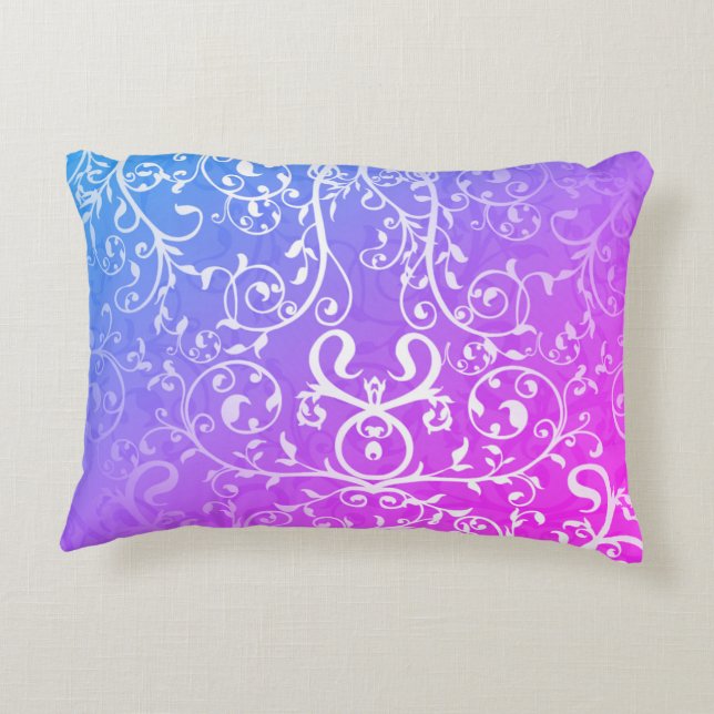 almohada de diseño colorido (Reverso)