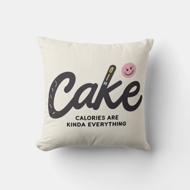 almohada de diseño divertido (Anverso)