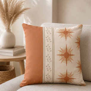 Almohada de diseño geométrico boho de moda