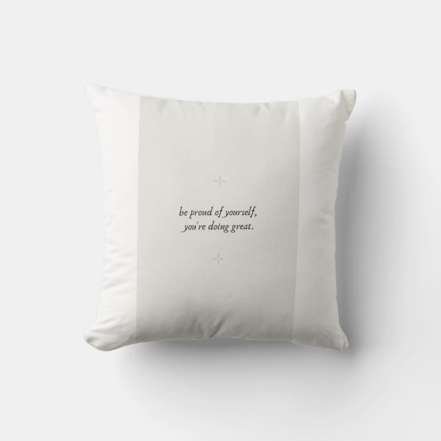 almohada de diseño simple (Anverso)