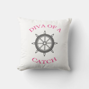 Almohada de "DIVA DE UNA PESCA"