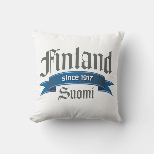 Almohada de doble cara de Finlandia desde 1917 (Anverso)