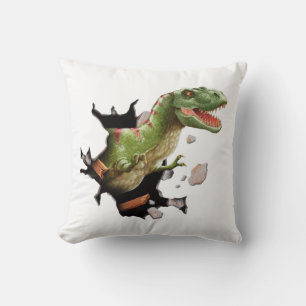 Almohada de dormitorio de Dinosaur T-Rex Accent Bo