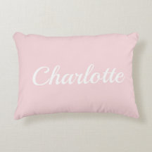Almohada de dormitorio personalizada con nombre ro