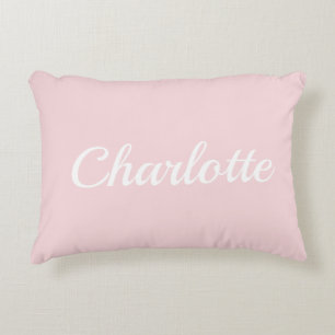 Almohada de dormitorio personalizada con nombre ro