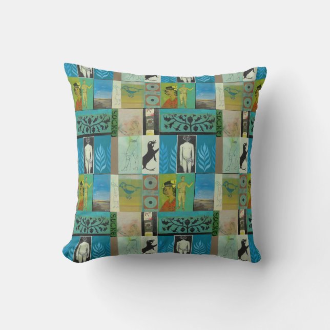 Almohada de dos pinturas (Anverso)