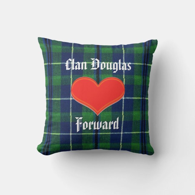 Almohada de Douglas del clan con Archibald el (Anverso)