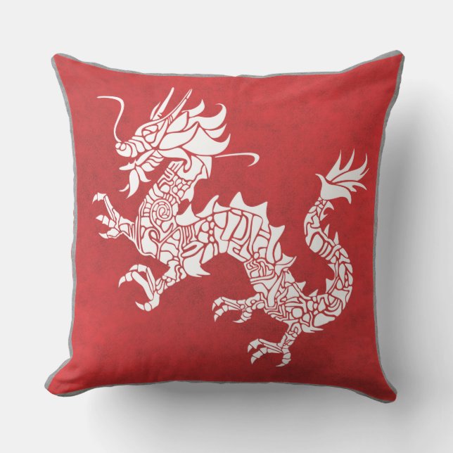 almohada de dragón rojo (Anverso)