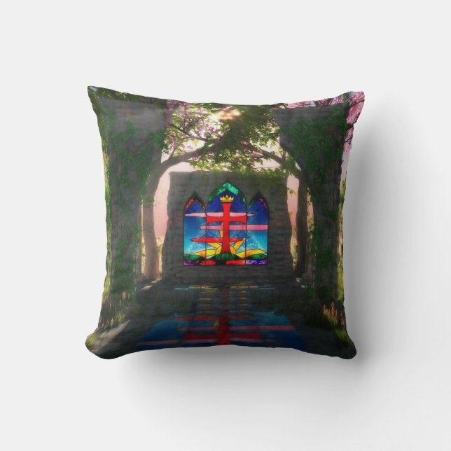 Almohada de Easter con Luz Eterna (Anverso)