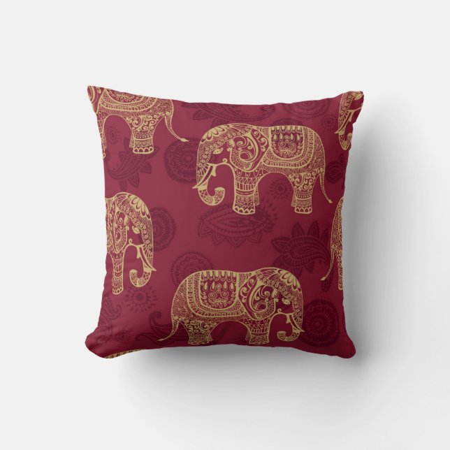 Almohada de elefante indio (Anverso)