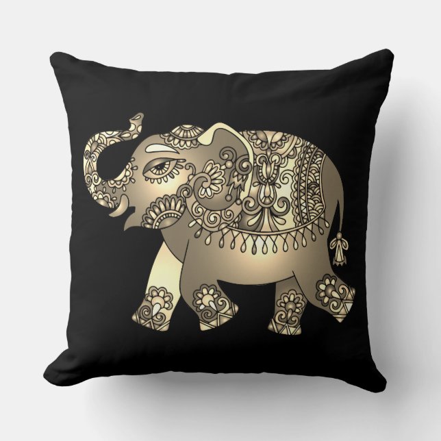 almohada de elefante ornamental (Anverso)