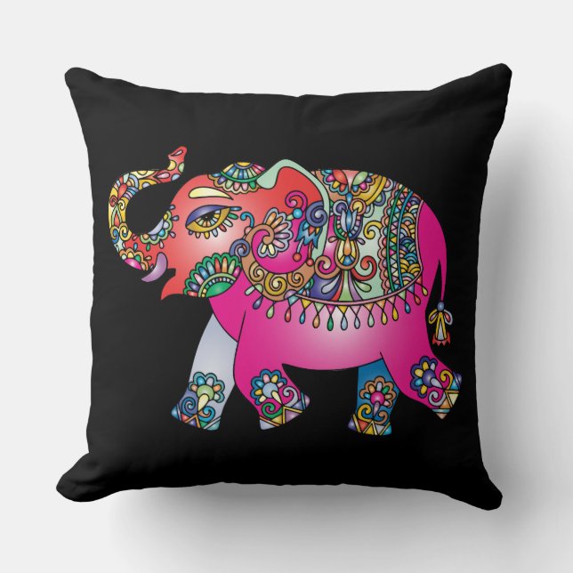 almohada de elefante ornamental (Anverso)