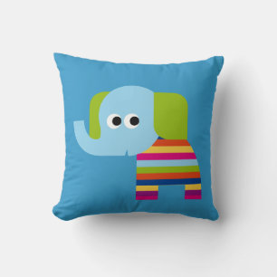 Almohada de elefante y león lindo para la habitaci