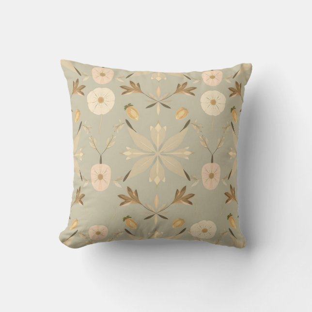 Almohada de Elementos Naturales Soft Blooms (Anverso)
