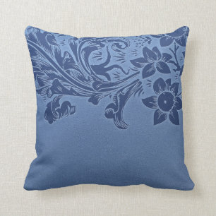 almohada de encargo azul
