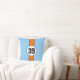 Almohada de encargo azul y anaranjada del golfo de (Couch)