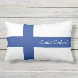 Almohada de encargo de la bandera del texto de