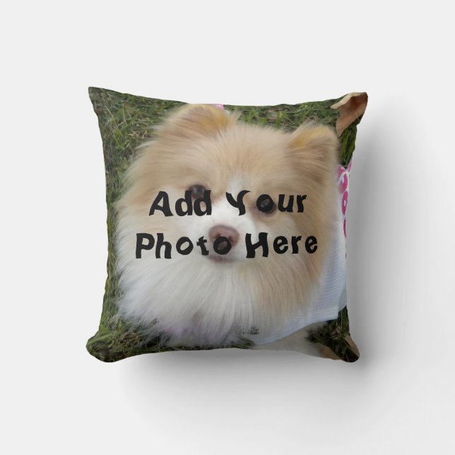 Almohada de encargo de la foto (Anverso)
