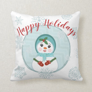Almohada de encargo de la mujer de la nieve del