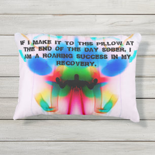 Almohada de encargo de la sobriedad del acento,