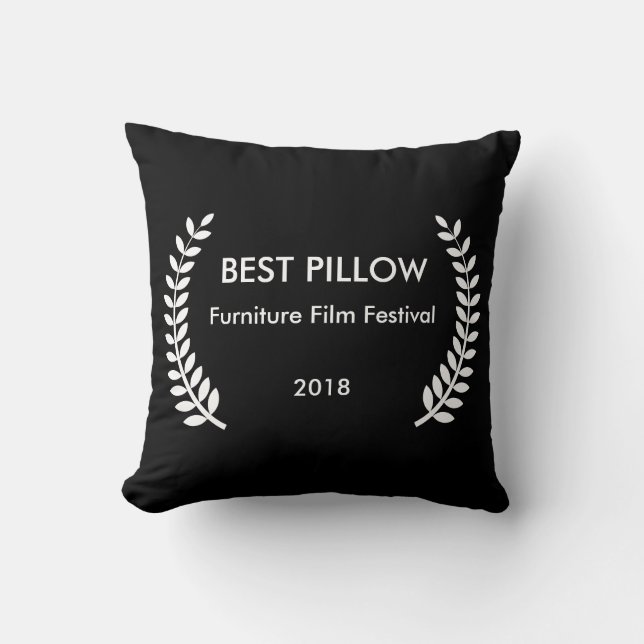 Almohada de encargo de los laureles del festival (Anverso)