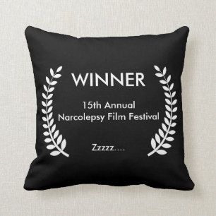 Almohada de encargo de los laureles del festival