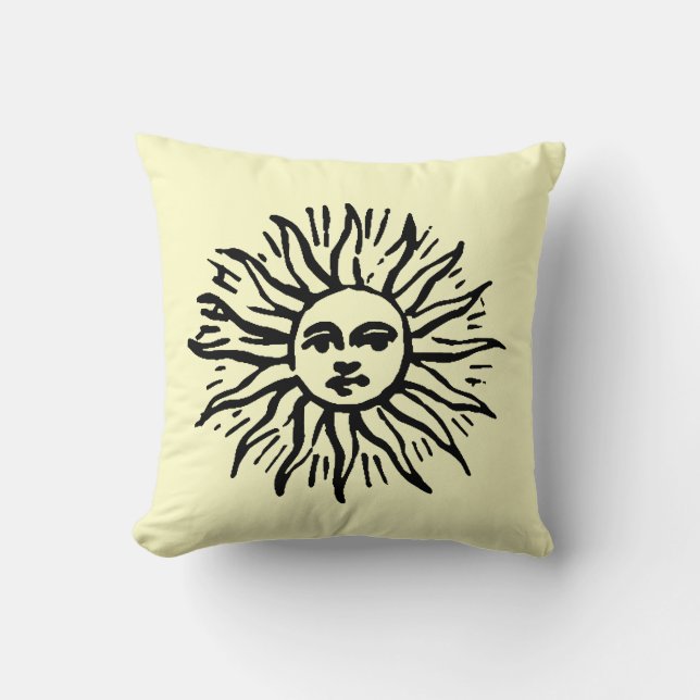 Almohada de encargo del color del ilustracion de (Anverso)