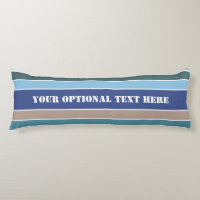 Almohada de encargo del cuerpo de las rayas