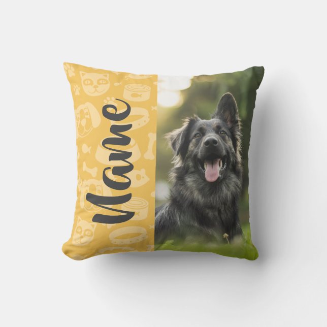 Almohada de encargo del mascota fuera de la imagen (Anverso)