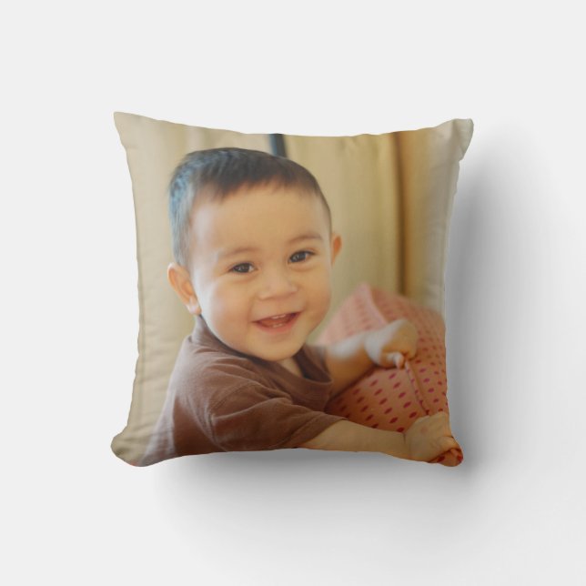 Almohada de encargo personalizada de la foto (Anverso)