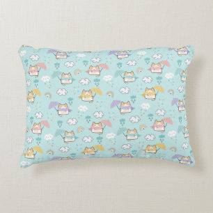 Almohada de énfasis del patrón de días de lluvia s