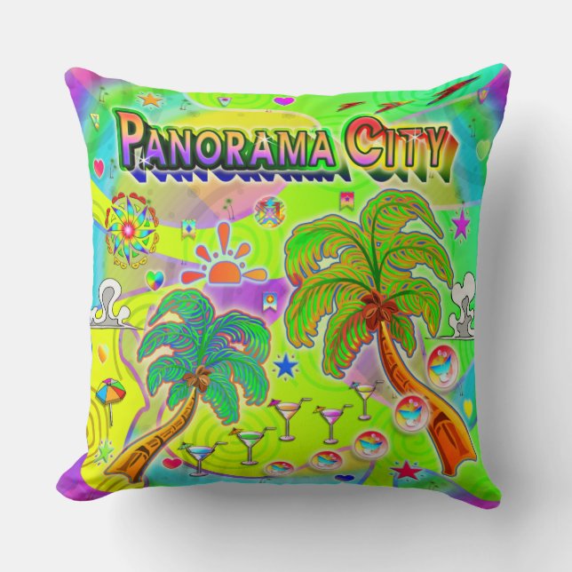 Almohada de enfoque mental de Panorama City (Anverso)