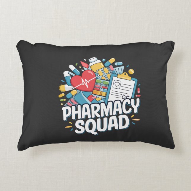 Almohada de 'Equipo de Farmacia' (Anverso)