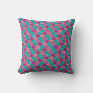 Almohada de escamas de sirena con estilo