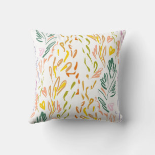 Almohada de estampado de bosque