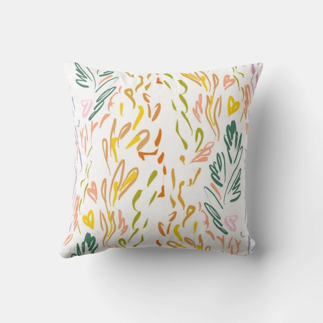 Almohada de estampado de bosque (Reverso)