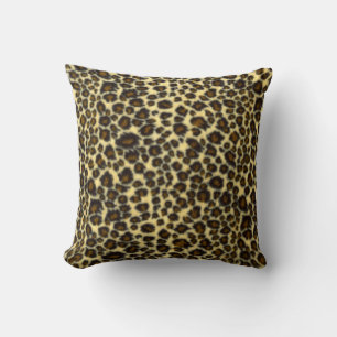 Almohada de estampado de leopardo