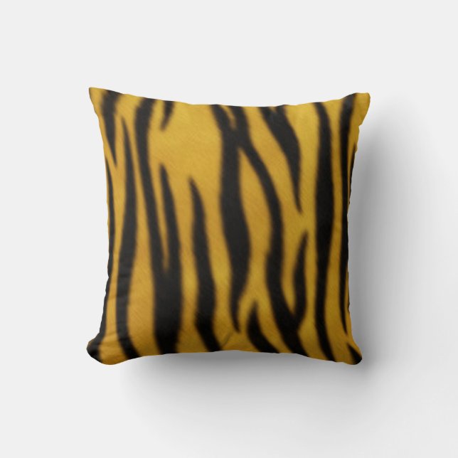 Almohada de estampado de tigre (Anverso)