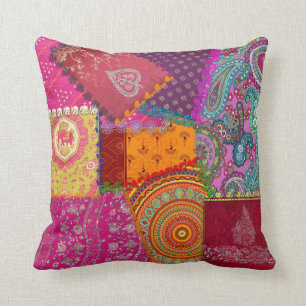 Almohada de estilo bohemio