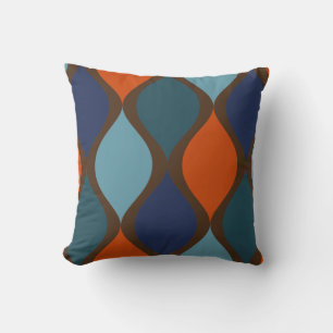 almohada de estilo retro estilo años 70 de decorac